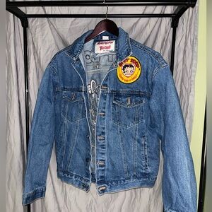 Rare blue denim betty boop jacket